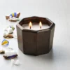 Octagonal Ceramic Cashmere & Suede Fall Jar Candle Metallic Bronze - Hearth & Hand™ With Magnolia -Furniture Shop GUEST 053ab807 ad47 4ecc 8486 b6c9d47b7ad9