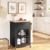 Windham Wood Top Kitchen Cart - Black - Threshold™ 2 Windham Wood Top Kitchen Cart - Black - Threshold™ -Furniture Shop GUEST 08ca94bf 2c90 4904 b6d6 f0b6e68ff353