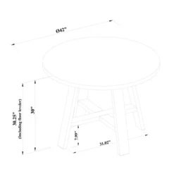 42" Linden Round Wood Dining Table - Threshold™ Designed With Studio McGee 13 42" Linden Round Wood Dining Table - Threshold™ Designed With Studio McGee -Furniture Shop GUEST 0c000735 3d37 445d 864f 66166a58d562