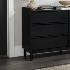 Mid-Century Modern Solid Wood 6 Drawer Double Dresser - Saracina Home -Furniture Shop GUEST 0d3deb4d 8597 4f72 8143 ca6f1c61edb4