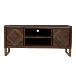 Glacerad Reclaimed Wood Media Console For TVs Upto 50" Brown - Aiden Lane -Furniture Shop GUEST 10577ca1 eece 4bb1 a643 602f18865675