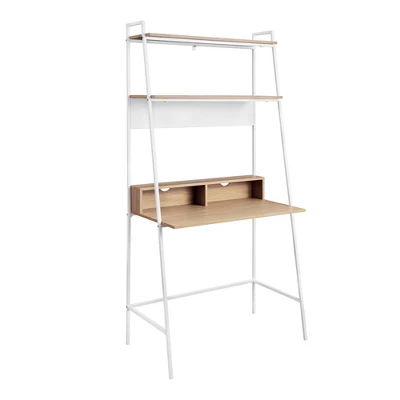 36" Writing Desk With Open Storage Ladder Bookshelf - Saracina Home 14 36" Writing Desk With Open Storage Ladder Bookshelf - Saracina Home - Image 12