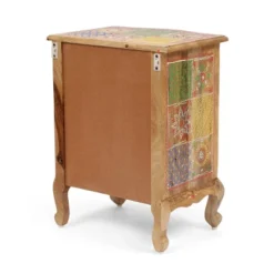 Ailey Handcrafted Boho Mango Wood 3 Drawer Nightstand Natural - Christopher Knight Home -Furniture Shop GUEST 110cf7e6 7613 401d 89e3 e97fb2933bed