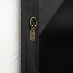 24" X 30" Wood And Brass Wall Mirror Blue - Opalhouse™ Designed With Jungalow™ -Furniture Shop GUEST 12ef76de 299e 48c9 93e5 893293665e16