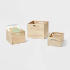 Small Decorative Light Wood Crate Natural - Brightroom™ -Furniture Shop GUEST 1433e760 ccd4 4d74 8b8b fdcc848f7469 2