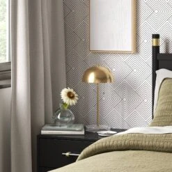 Dome Table Lamp With Acrylic Base Brass - Threshold™ -Furniture Shop GUEST 19454f04 c8ef 495e 8c0d 3cd404761f71