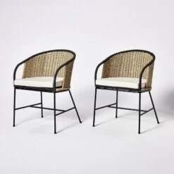 2pc Westcliff Seagrass Dining Chairs - Threshold™ Designed With Studio McGee -Furniture Shop GUEST 1a2c5a36 ead8 4159 ba47 2d514011b1c4
