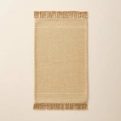 Patterned Border Stripe Area Rug Khaki - Hearth & Hand™ With Magnolia -Furniture Shop GUEST 1e74ead5 c518 4647 ad06 90bb279f3326