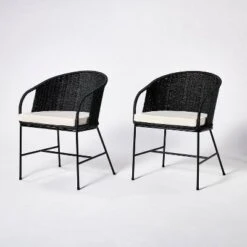2pc Westcliff Seagrass Dining Chairs - Threshold™ Designed With Studio McGee -Furniture Shop GUEST 1ef013bb 4ce3 40b0 b848 cfeb6771829e