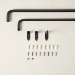 French Return Curtain Rod Matte Black - Hearth & Hand™ With Magnolia -Furniture Shop GUEST 222d72d9 a14d 44cc 9a47 af5b627255f7