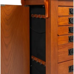 Delia Jewelry Armoire Brown - Powell Company 25 Delia Jewelry Armoire Brown - Powell Company -Furniture Shop GUEST 2245716a fa42 47af 9bbe f7ab634fcde4