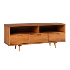 Cara Mid-Century Modern 3 Drawer TV Stand For TVs Up To 65" - Saracina Home 37 Cara Mid-Century Modern 3 Drawer TV Stand For TVs Up To 65" - Saracina Home -Furniture Shop GUEST 241ada7f b656 42b7 bb94 c1208b3efb6f