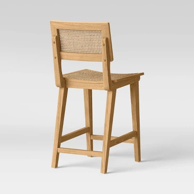 Tormod Backed Cane Counter Height Barstool - Threshold™ 5 Tormod Backed Cane Counter Height Barstool - Threshold™ - Image 3