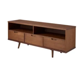 Cara Mid-Century Modern 3 Drawer TV Stand For TVs Up To 65" - Saracina Home 38 Cara Mid-Century Modern 3 Drawer TV Stand For TVs Up To 65" - Saracina Home -Furniture Shop GUEST 27a24018 e7a9 4d99 88df 5f5a13923937