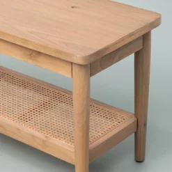 Wood & Cane Bench Natural - Hearth & Hand™ With Magnolia 9 Wood & Cane Bench Natural - Hearth & Hand™ With Magnolia -Furniture Shop GUEST 3148ecc4 67d2 4687 b753 97399c771307