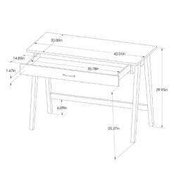 Paulo Wood Writing Desk With Drawer - Threshold™ -Furniture Shop GUEST 3523b949 cdf7 44af ba99 a848cef26b34