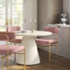 Orion Luxe Dining Chair With Brass Legs Blush Velvet - Threshold™ -Furniture Shop GUEST 368dc7e6 edac 4c65 8cfd a40d663bd984