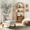72" Holladay Curved Wooden Bookcase - Threshold™ Designed With Studio McGee -Furniture Shop GUEST 36cf8426 d595 4723 a170 a967bfc097f3
