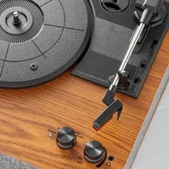 3-Speed Record Player Brown/Gray - Hearth & Hand™ With Magnolia -Furniture Shop GUEST 38f5f3a4 be30 4624 9c9a 3488c5481e06