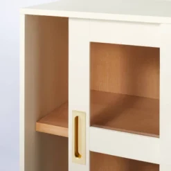 32" Promontory Sliding Glass 2 Door Cabinet - Threshold™ Designed With Studio McGee 20 32" Promontory Sliding Glass 2 Door Cabinet - Threshold™ Designed With Studio McGee -Furniture Shop GUEST 398e0eec bec3 45c1 95e7 a8239c467b48