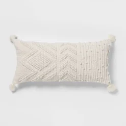 Oversize Embroidered Textured Lumbar Throw Pillow - Opalhouse™ -Furniture Shop GUEST 399aa876 36d6 4b87 961b 9076fb8d1e43