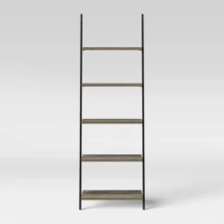 72" Loring 5 Shelf Leaning Bookshelf - Threshold™ -Furniture Shop GUEST 3b2af214 2cb4 4112 aa0d 454af67e18fa