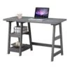 Designs2Go Trestle Desk With Shelves - Breighton Home 1 Designs2Go Trestle Desk With Shelves - Breighton Home -Furniture Shop GUEST 3db7d0de 6089 463c a0e9 b72c938c3cc8