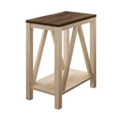 Taylen A Frame Farmhouse Open Storage Side Table - Saracina Home -Furniture Shop GUEST 3df789ae 3a0b 4805 a0b3 5cbdbb3d034b