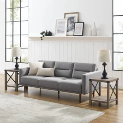 Set Of 2 Sophie Rustic Farmhouse X Frame Side Tables - Saracina Home -Furniture Shop GUEST 43e98224 dc95 406b 9b2a 49942d8153d0