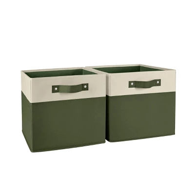 2pc Kids' 10.5" Two-Toned Folding Storage Bin Set - RiverRidge Home 14 2pc Kids' 10.5" Two-Toned Folding Storage Bin Set - RiverRidge Home - Image 12