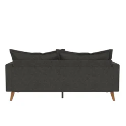Maryan Pillowback Wood Stretcher Sofa Gray Linen - Room & Joy -Furniture Shop GUEST 4538ad06 746c 4572 997f 4006936256c1