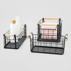 Wire Natural Wood Handles Milk Crate - Brightroom™ 7 Wire Natural Wood Handles Milk Crate - Brightroom™ -Furniture Shop GUEST 4a155be8 99e8 4d0e bd95 eeeb004429f9