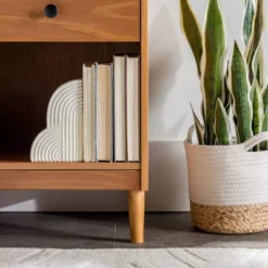 Stiva Classic Mid-Century Modern 1 Drawer Nightstand - Saracina Home -Furniture Shop GUEST 55028af7 d3ad 41db 99c2 9b006443ee0f