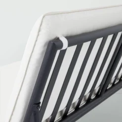 Cushioned Metal Outdoor Loveseat - Cream/Black - Hearth & Hand™ With Magnolia 12 Cushioned Metal Outdoor Loveseat - Cream/Black - Hearth & Hand™ With Magnolia -Furniture Shop GUEST 559437a5 9b7e 430d 87fa d6f614a9cf57