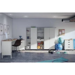 36" Vario 2 Door Wide Storage Cabinet White - Room & Joy -Furniture Shop GUEST 5a39d250 3a19 43a3 9317 7f3737f27ec1