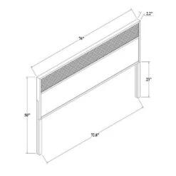 Wood & Cane Transitional Headboard - Hearth & Hand™ With Magnolia -Furniture Shop GUEST 5d33534e d312 4fba a31c c59b7e6b6265