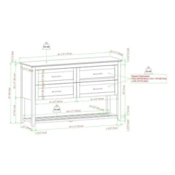 Transitional 4 Drawer Buffet - Saracina Home -Furniture Shop GUEST 5ee0d477 5aaf 4e25 a822 e4dc8232835b