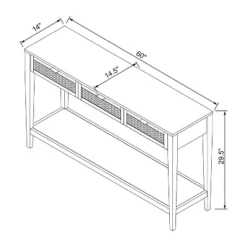 East Bluff Woven Drawer Console Table - Threshold™ Designed With Studio McGee -Furniture Shop GUEST 5fadeab1 5821 409f b35b 9dc3416e6dfc