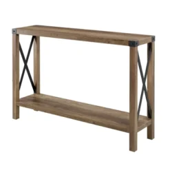 Sophie Rustic Industrial X Frame Entry Table - Saracina Home -Furniture Shop GUEST 6004cebb 134c 4f3e a552 7a10428fe1f3