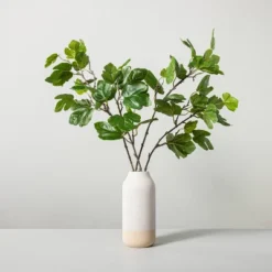 Faux Fig Leaf Branch Arrangement - Hearth & Hand™ With Magnolia -Furniture Shop GUEST 633e0ef2 049e 41e0 8303 a165f348380d