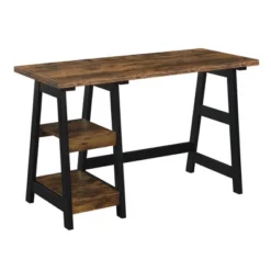 Designs2Go Trestle Desk With Shelves - Breighton Home 32 Designs2Go Trestle Desk With Shelves - Breighton Home -Furniture Shop GUEST 63e3a54d 0d29 4709 87d7 2c9754419ab8
