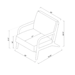 Esters Wood Armchair - Threshold™ -Furniture Shop GUEST 671b808a 0f51 4b1b 8bb1 34be7d271a3c