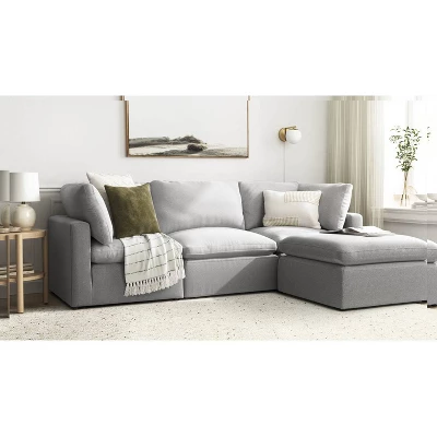 4pc Allandale Modular Sectional Sofa Set Gray - Threshold™ 3 4pc Allandale Modular Sectional Sofa Set Gray - Threshold™