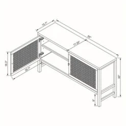 Palmdale Woven Door Console - Threshold™ Designed With Studio McGee 28 Palmdale Woven Door Console - Threshold™ Designed With Studio McGee -Furniture Shop GUEST 6d225f38 58c8 4d6f a350 e4de6fff4cf2