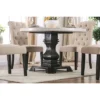 Buckley Round Dining Table White/Black - HOMES: Inside + Out -Furniture Shop GUEST 6df4e658 c09e 4cc5 8c05 364fba3e258d