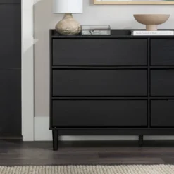 Mid-Century Modern Solid Wood 6 Drawer Double Dresser - Saracina Home -Furniture Shop GUEST 6e54a525 852f 4e93 8d57 0eae630fa901