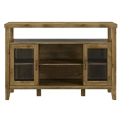 Rustic Transitional Double Door Highboy Buffet - Saracina Home -Furniture Shop GUEST 70616bee 9544 481f ac90 2b81fb998cdc