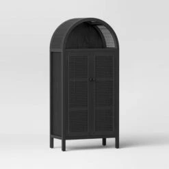 Woven Arched Wood Cabinet - Threshold™ -Furniture Shop GUEST 71d7b8e7 0b8a 4c88 af3c ece9ad48100b