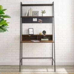 36" Writing Desk With Open Storage Ladder Bookshelf - Saracina Home 16 36" Writing Desk With Open Storage Ladder Bookshelf - Saracina Home -Furniture Shop GUEST 746187fb a638 4f3a ae20 f3b4f74d4176