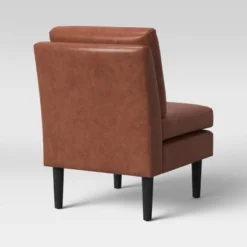 Gelbin Faux Leather Slipper Chair With Wood Legs - Threshold™ 8 Gelbin Faux Leather Slipper Chair With Wood Legs - Threshold™ -Furniture Shop GUEST 79c6f7f3 f809 4654 bfbb 3f8fdad22532